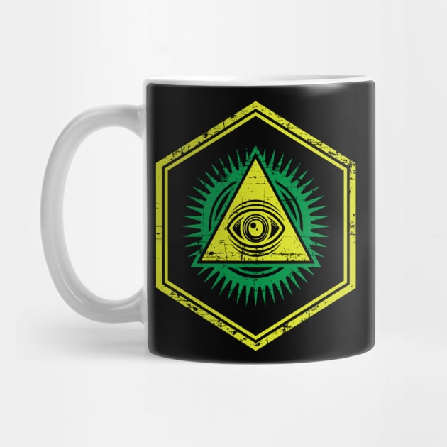 Green Illuminati by CTShirts